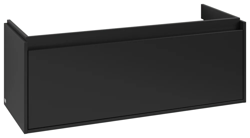 Villeroy & Boch Waschbeckenunterschrank Skyla C79200, 1172x436x439mm, 2 Auszüge, Waschbecken mittig, Volcano Black Villeroy & Boch Waschbeckenunterschrank Skyla C79200, 1172x436x439mm, 2 Auszüge, Waschbecken mittig, Volcano Black