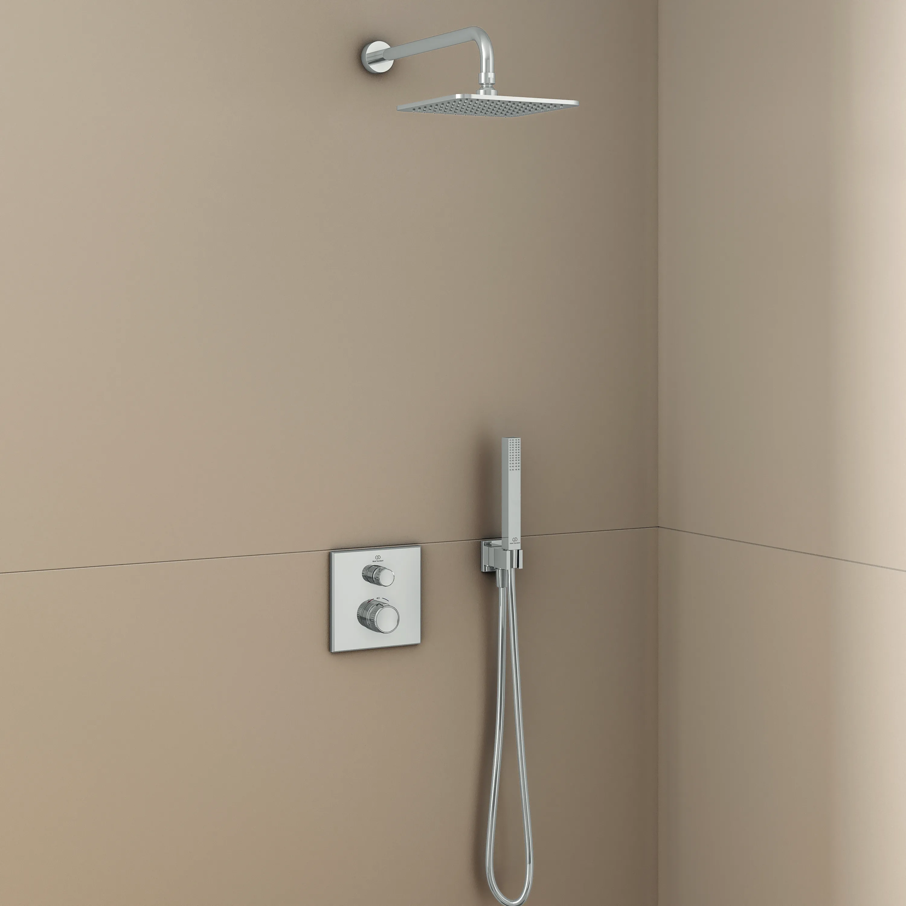 Ideal Standard IdealRain Cube 200x200mm Chrom Ideal Standard IdealRain Cube 200x200mm Chrom