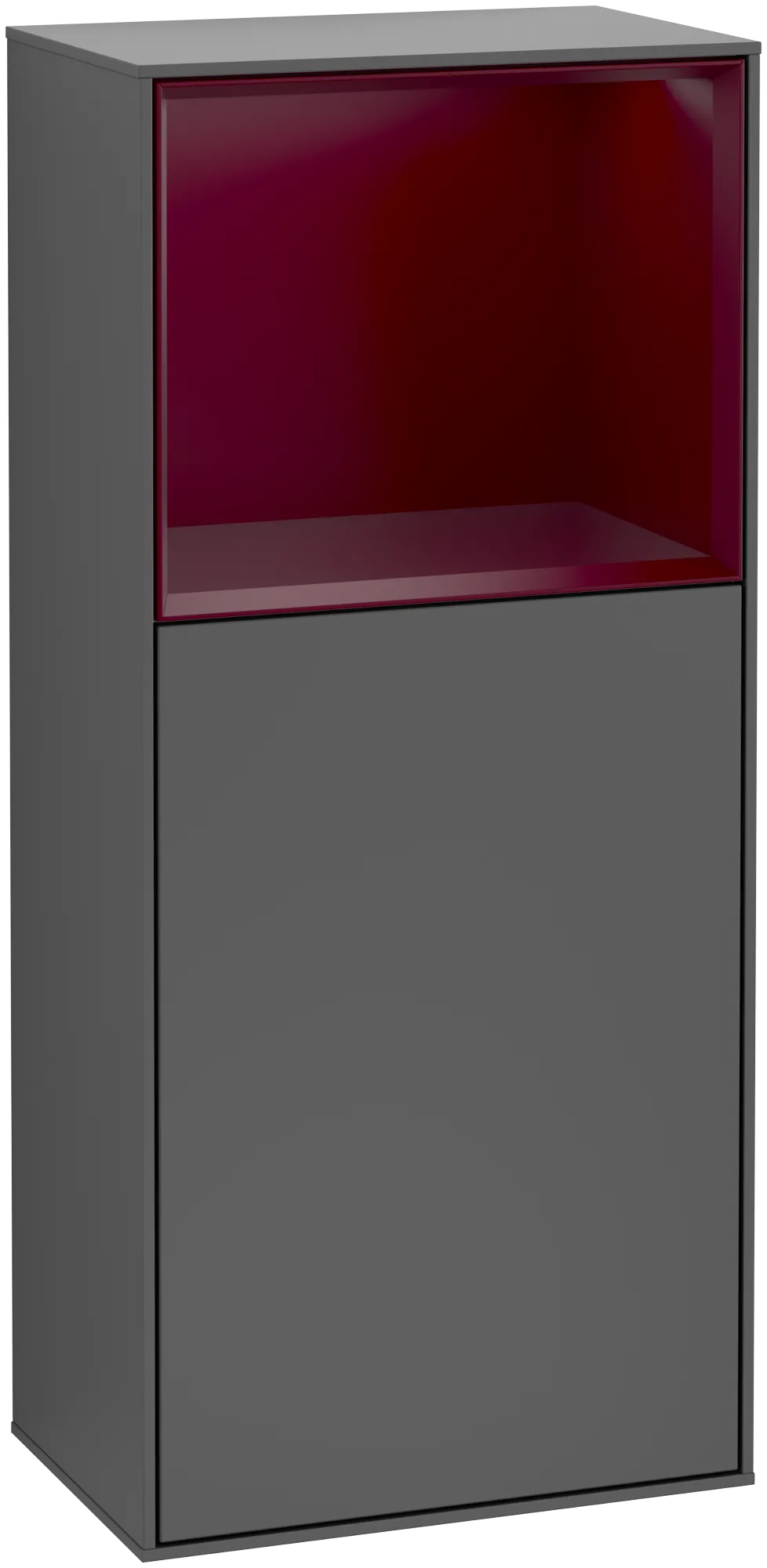 Villeroy & Boch Finion Seitenschrank F50 418x936x270mm anthrazit Villeroy & Boch Finion Seitenschrank F50 418x936x270mm anthrazit