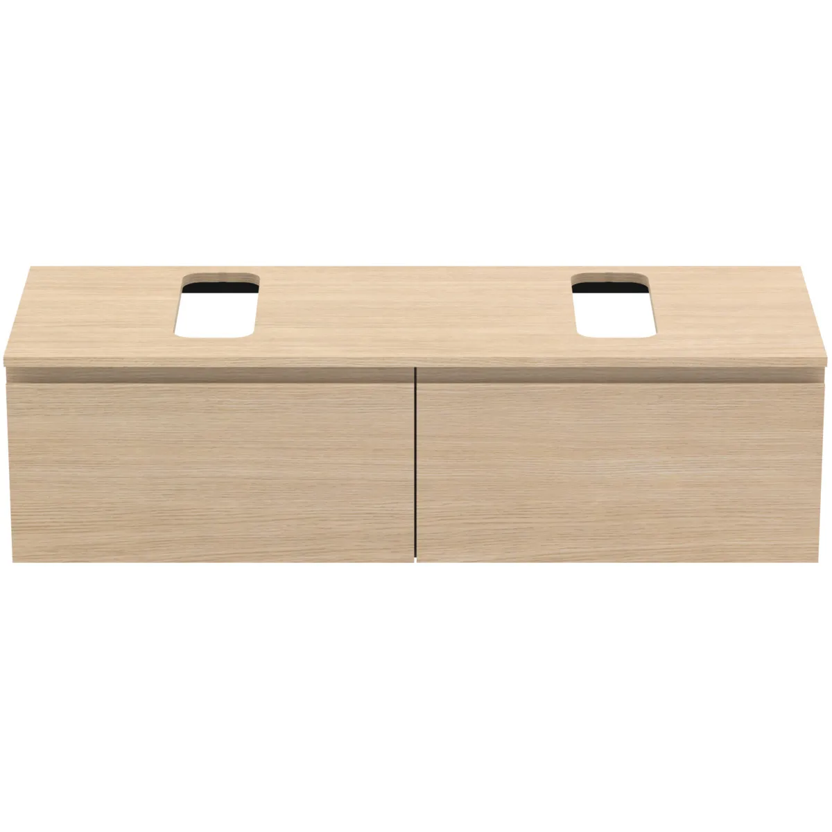Ideal Standard Waschtischunterschrank Finesse E3495US, 1402x505x378mm, 2 Auszüge, Eiche weiß