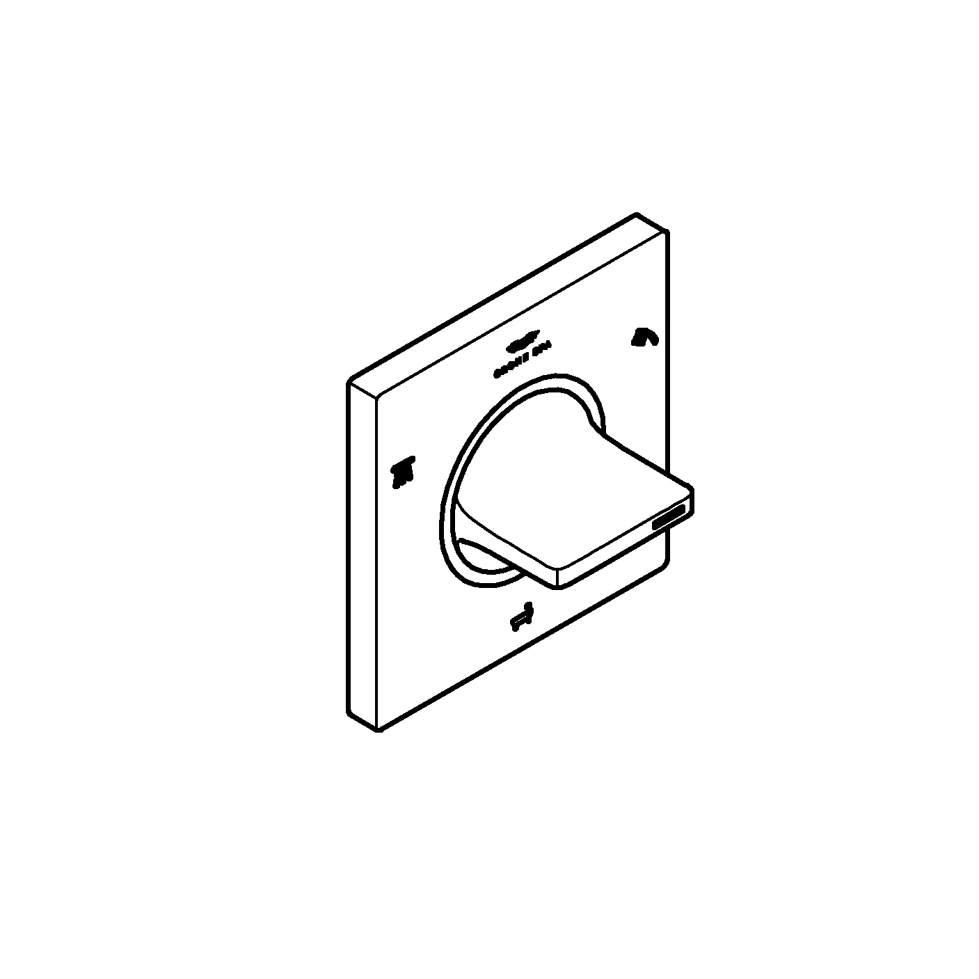 Grohe Allure 3-Wege-Umstellung, ½ Fertigmontageset für 29 033 chrom Grohe Allure 3-Wege-Umstellung, ½ Fertigmontageset für 29 033 chrom