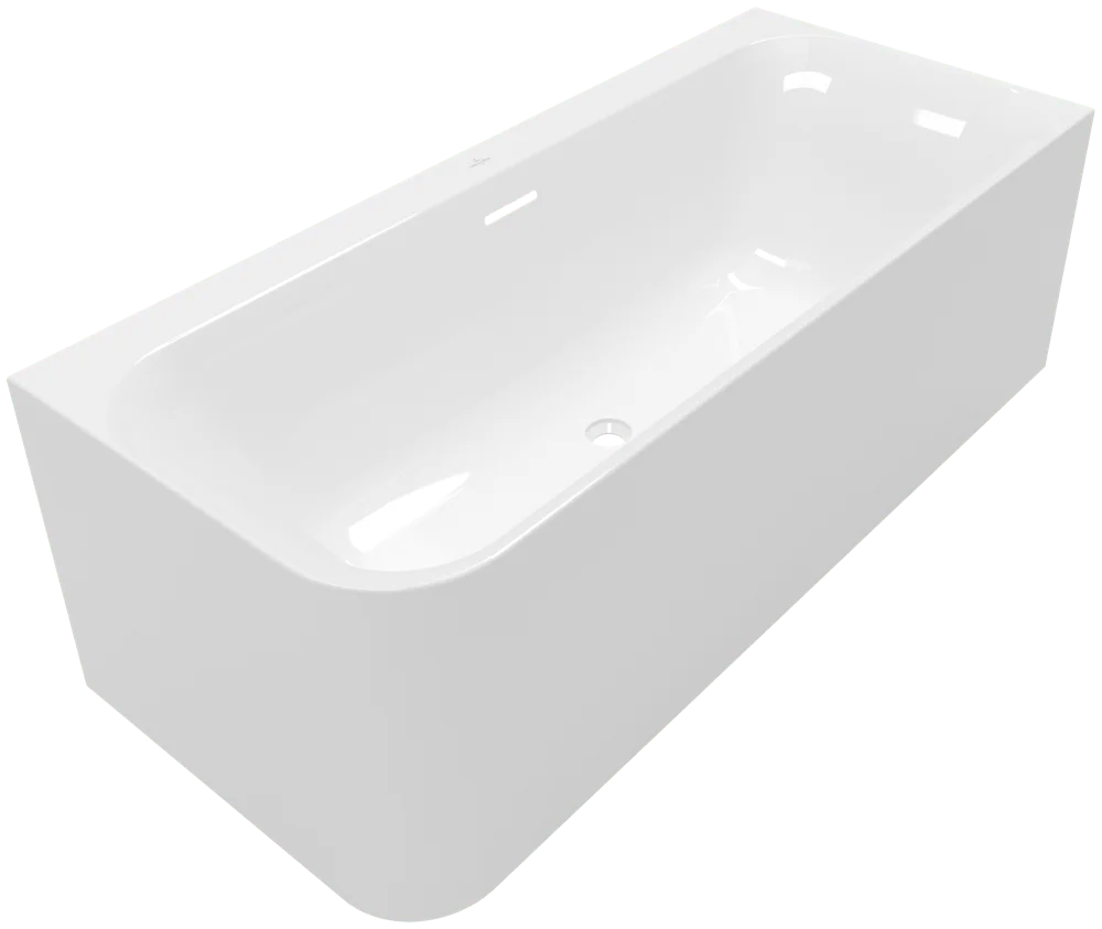Villeroy & Boch Loop & Friends Vorwand-Badewanne UAC180LSFRA2V, Airpool Comfort, weiß