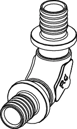TECEflex Bogen 90 Grad druckverlustoptimiert Dimension 16 × 16, Siliziumbronze TECEflex Bogen 90 Grad druckverlustoptimiert Dimension 16 × 16, Siliziumbronze