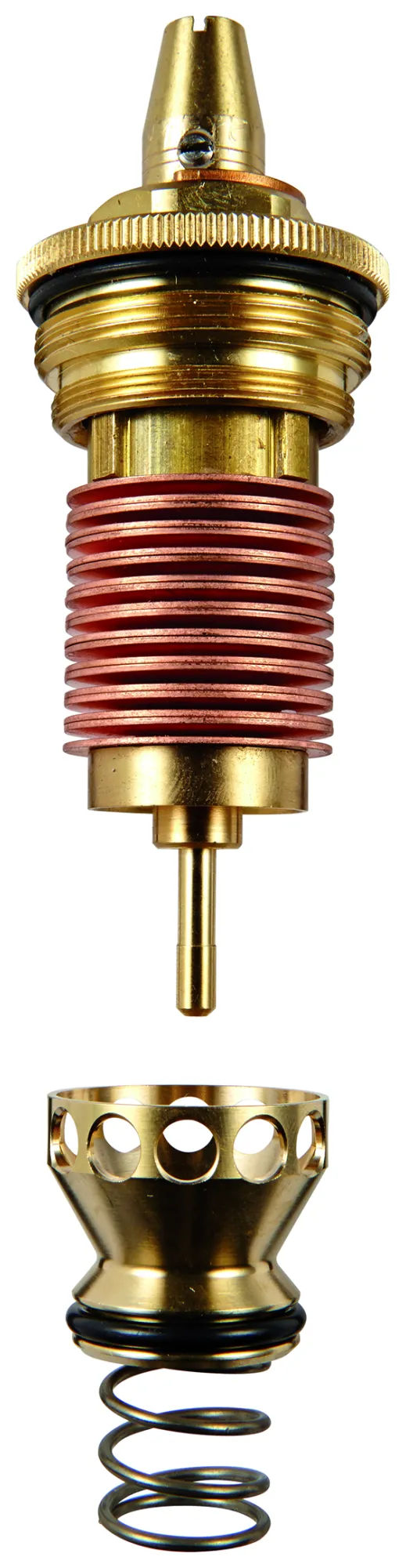 Thermoelement 47011, DN 15, für vertauschte Wasserwege, Bimetall, für Grohmix Thermostate Thermoelement 47011, DN 15, für vertauschte Wasserwege, Bimetall, für Grohmix Thermostate