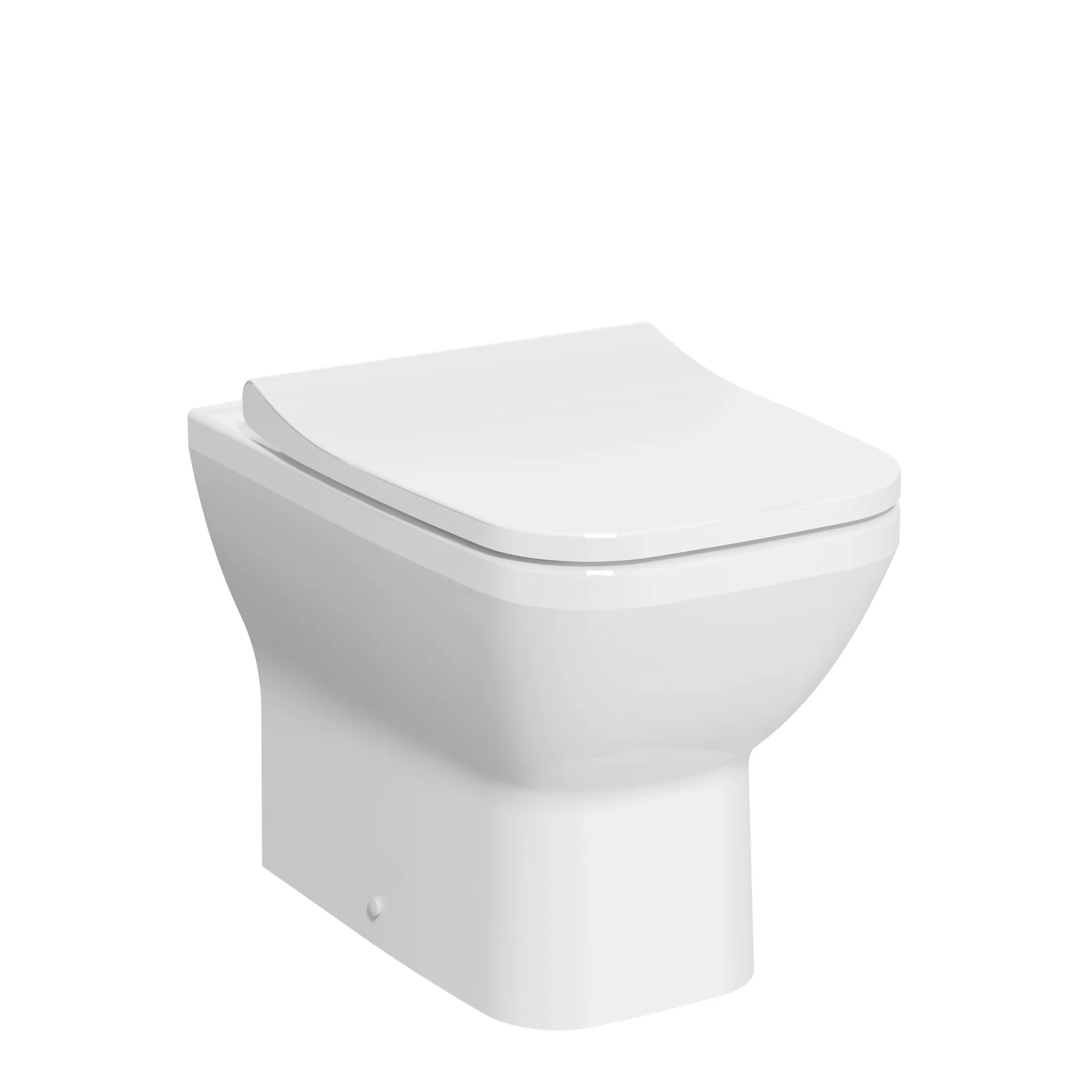 VitrA Integra Square Stand-WC Flush 2.0 Bidetfunktion Weiß Hochglanz VitrA Integra Square Stand-WC Flush 2.0 Bidetfunktion Weiß Hochglanz