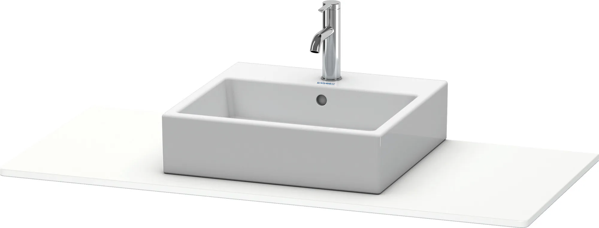 Duravit Konsole „XSquare“ in Weiß Supermatt Duravit Konsole „XSquare“ in Weiß Supermatt