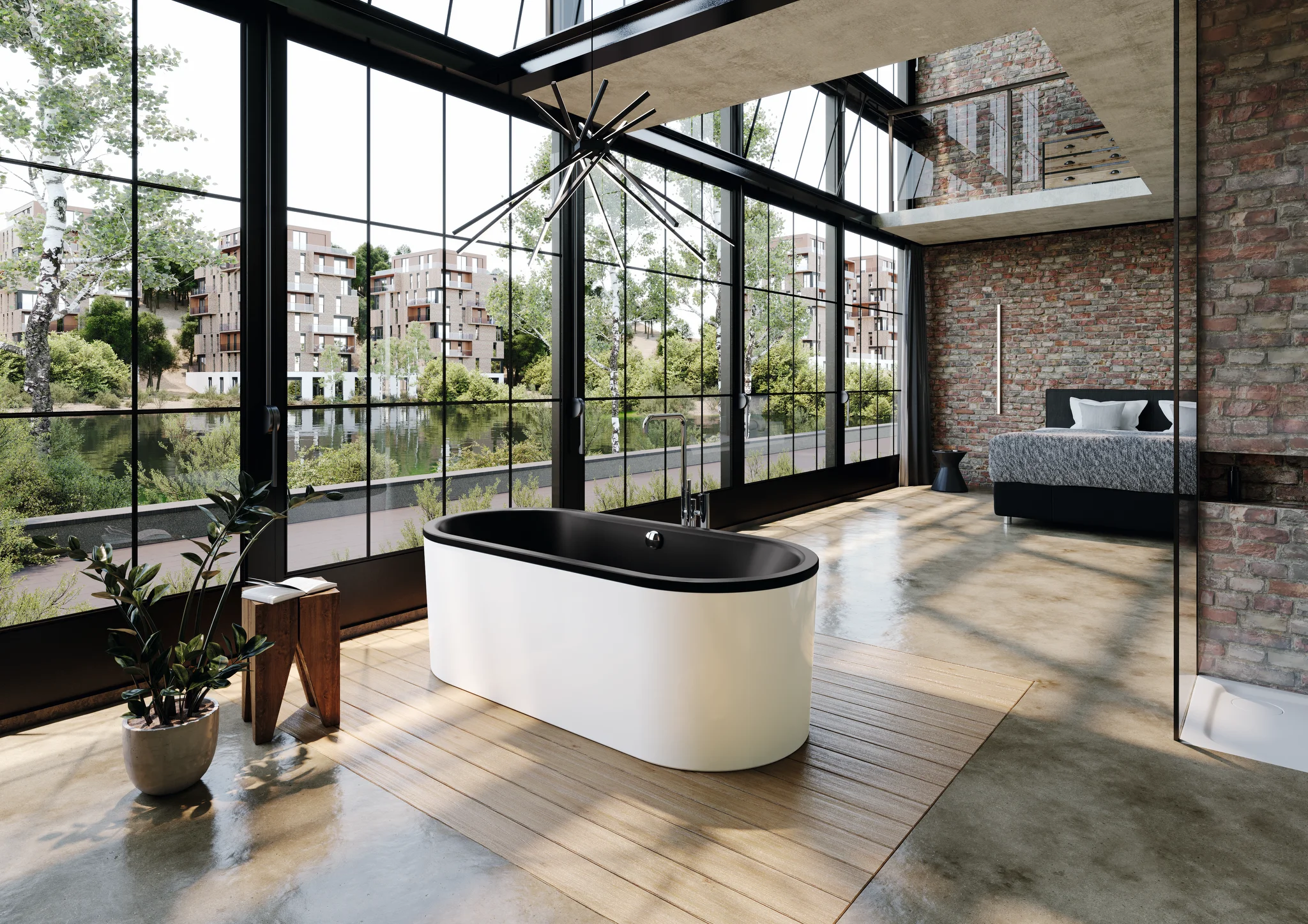 Kaldewei Badewanne „Classic Duo Oval“ freistehend oval 170 × 75 cm, ohne Grifflochbohrungen in schwarz