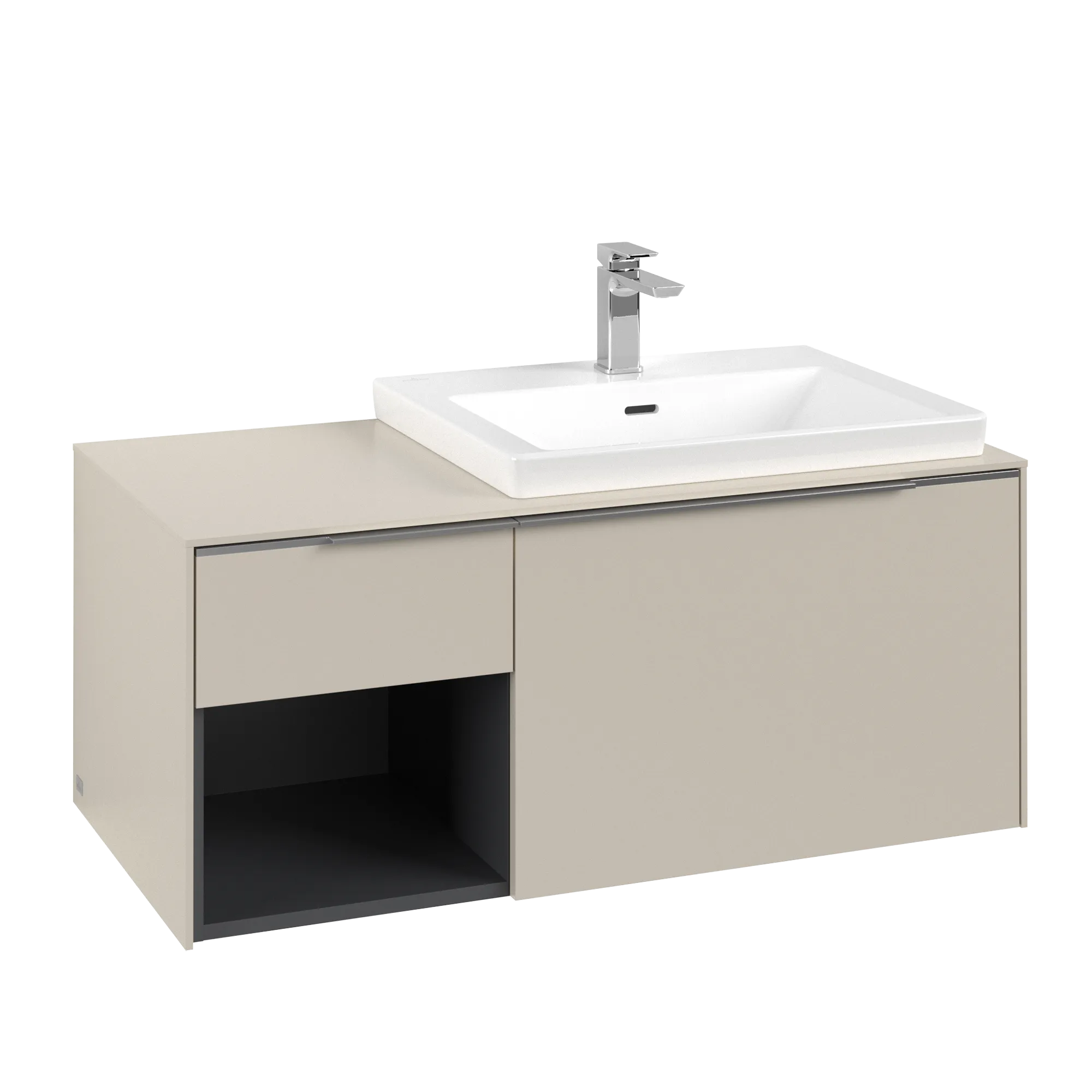 Villeroy & Boch Subway 3.0 Waschbeckenunterschrank C571L0, 1001x423x516mm, Cashmere Grey