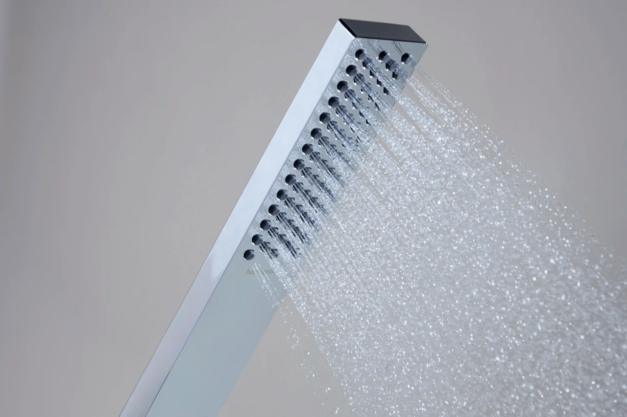 Hansgrohe Pulsify E Stabhandbrause 1jet EcoSmart, Chrom, 100 x 25 mm, max. Durchfluss 8 l/min, QuickClean, für Durchlauferhitzer geeignet Hansgrohe Pulsify E Stabhandbrause 1jet EcoSmart, Chrom, 100 x 25 mm, max. Durchfluss 8 l/min, QuickClean, für Durchlauferhitzer geeignet