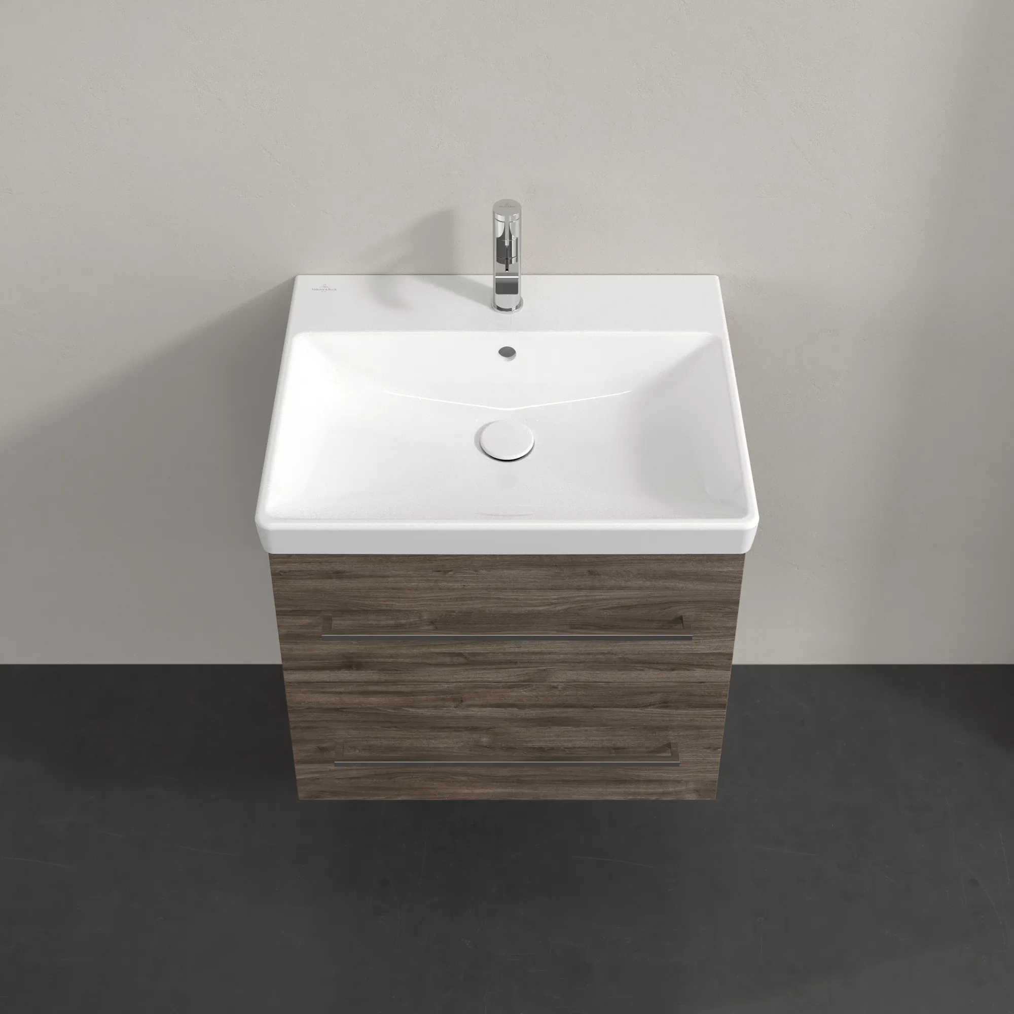 Villeroy & Boch Waschtischunterschrank „Avento“ für Schrankwaschtisch 580 × 514 × 452 mm Stone Oak, Soft Closing Villeroy & Boch Waschtischunterschrank „Avento“ für Schrankwaschtisch 580 × 514 × 452 mm Stone Oak, Soft Closing