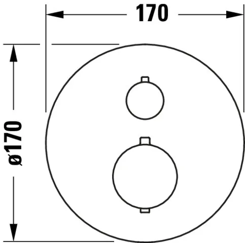 Duravit Zweihand-Unterputz-Armatur „Thermostatarmaturen“ in Edelstahl (gebürstet) Duravit Zweihand-Unterputz-Armatur „Thermostatarmaturen“ in Edelstahl (gebürstet)