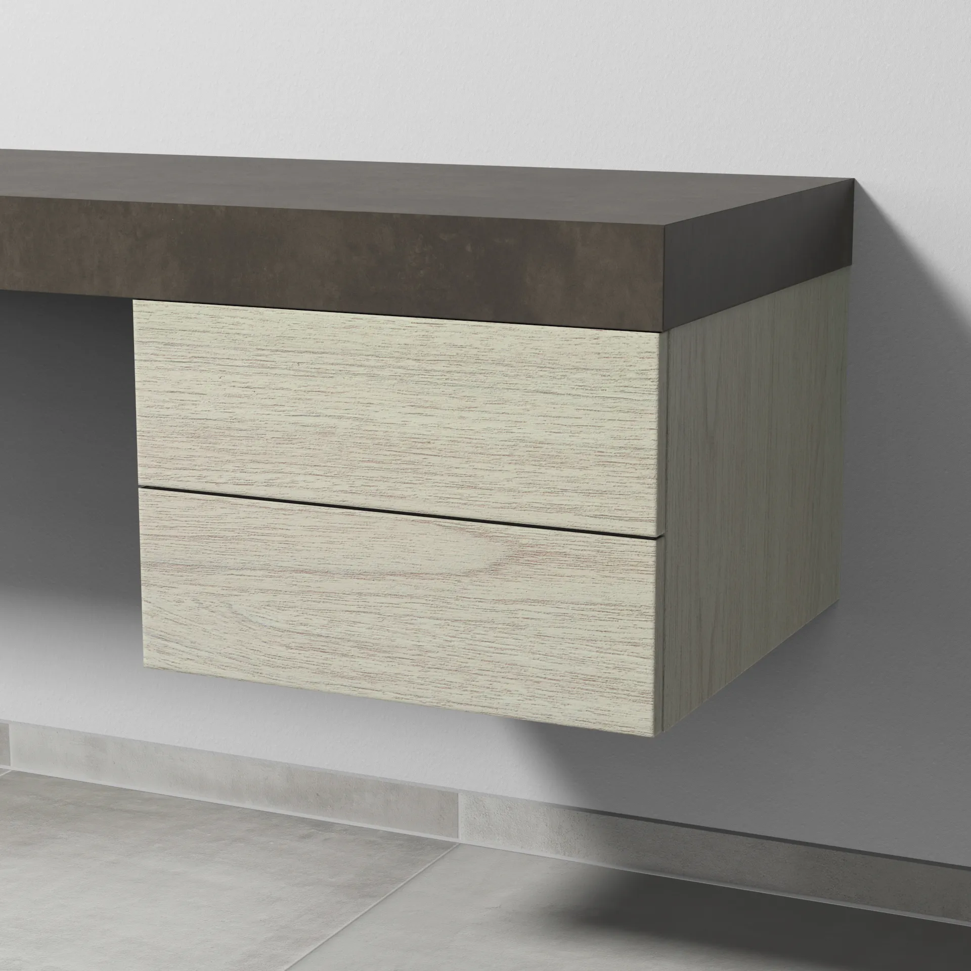 Sanipa Unterschrank „2morrow“ 500 × 340 × 520 mm in White Oak