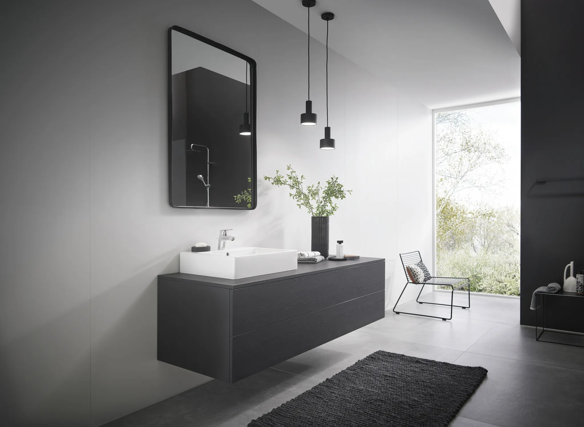 Hansgrohe Logis Einhebel-Waschtischmischer 70 mit Zugstangen-Ablaufgarnitur, Chrom Hansgrohe Logis Einhebel-Waschtischmischer 70 mit Zugstangen-Ablaufgarnitur, Chrom