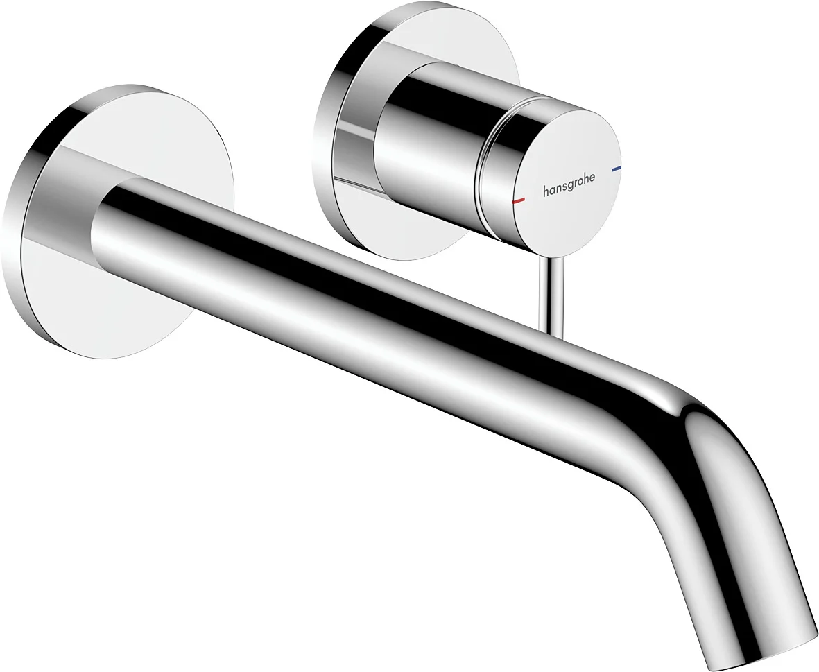 Hansgrohe Tecturis S Einhebel-Waschtischmischer Unterputz, Chrom, Ausladung 225 mm