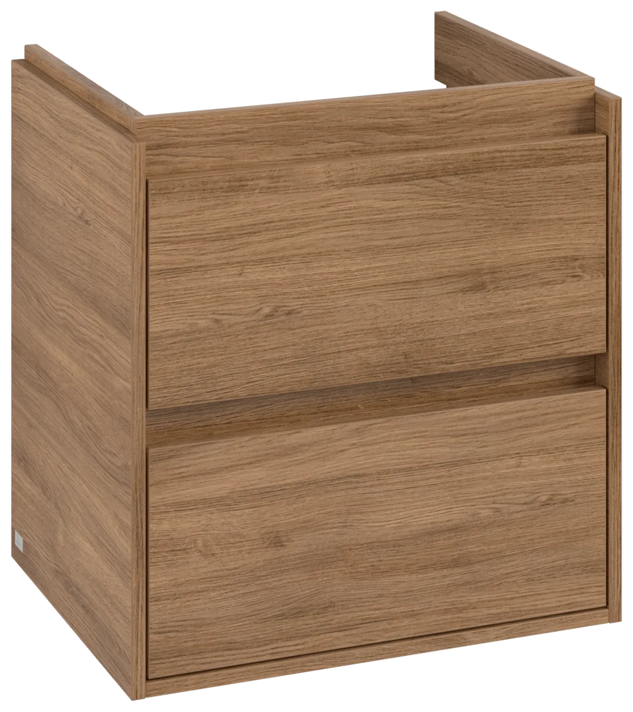 Villeroy & Boch Waschbeckenunterschrank Skyla C79400, 572x596x439mm, 2 Auszüge, Kansas Oak