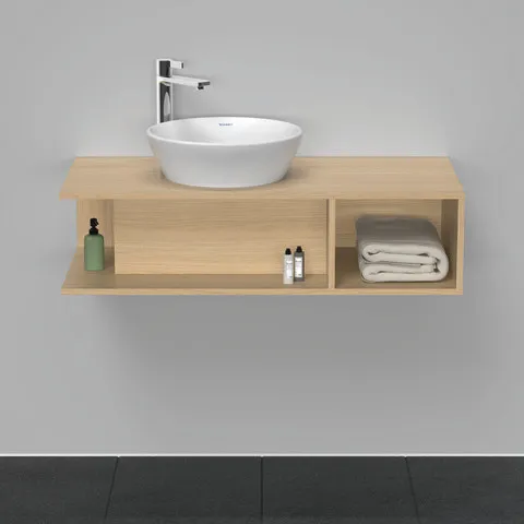 Duravit Waschtischunterschrank wandhängend „D-Neo“ 100 × 26 × 48 cm Eiche Natur Duravit Waschtischunterschrank wandhängend „D-Neo“ 100 × 26 × 48 cm Eiche Natur