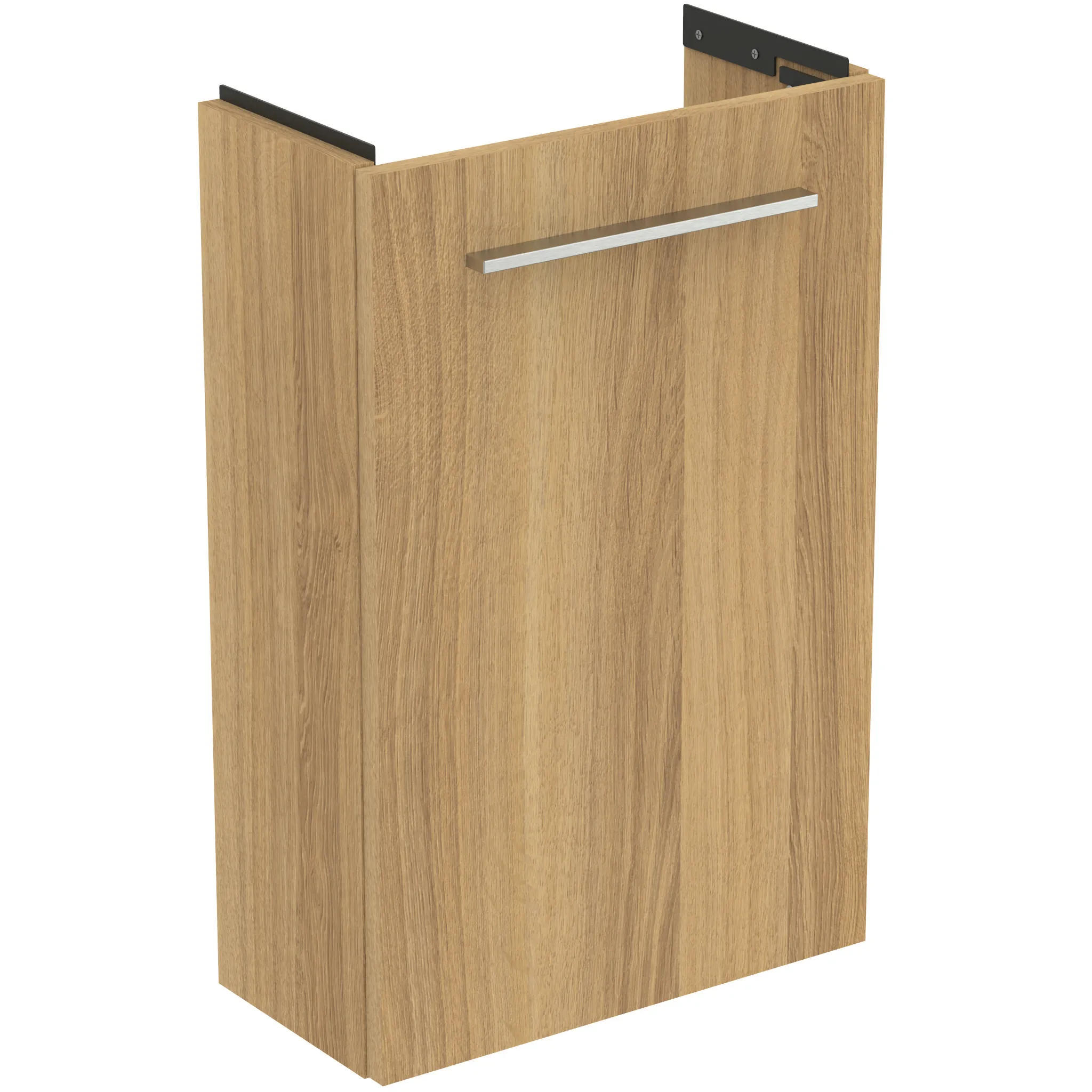 Ideal Standard Handwaschbeckenunterschrank i.life S 1 Tür, Eiche Natur, 410x205x630 mm, Softclose Mechanismus