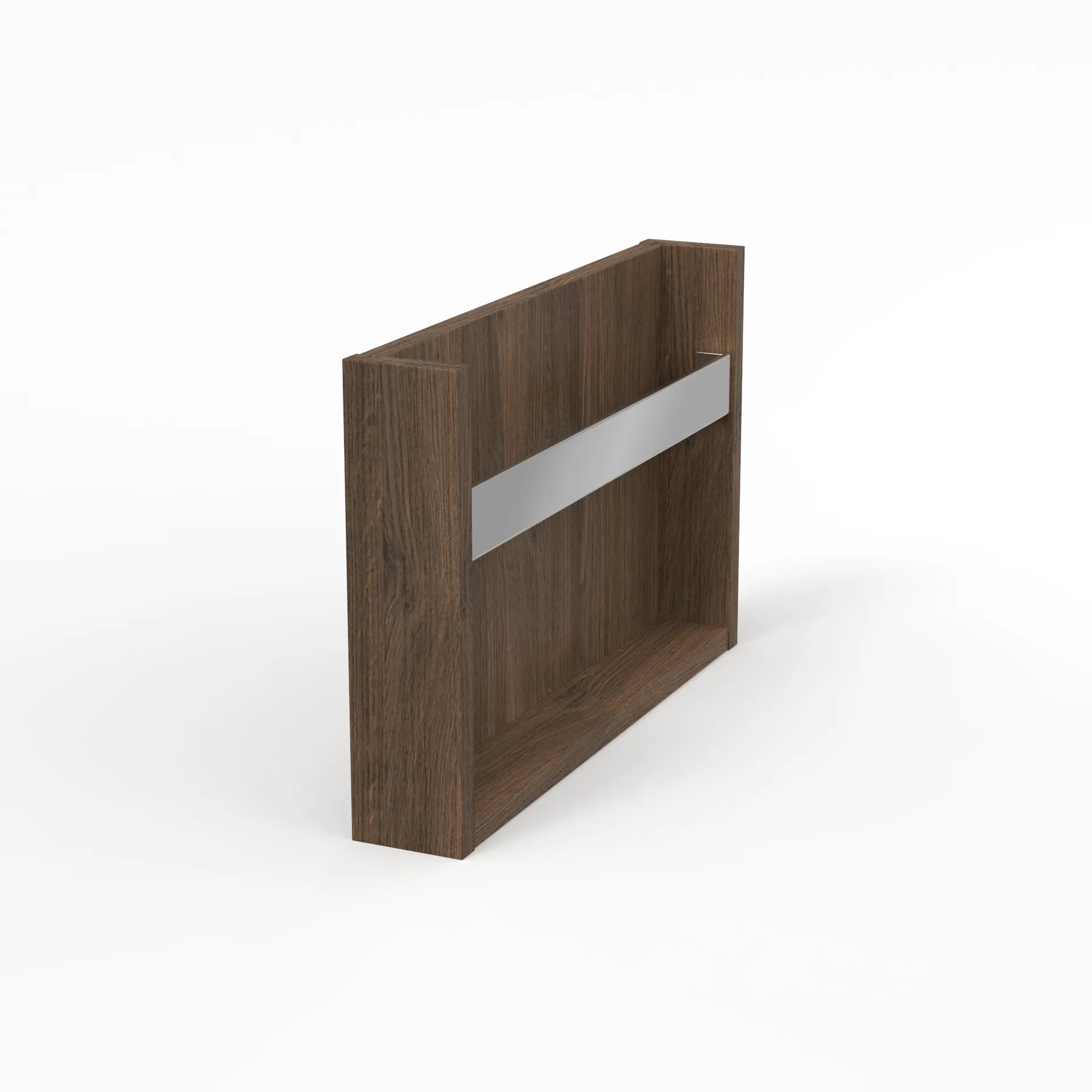 Konsolen vertikal - passend unterKonsole horizontalmit HandtuchhalterSchichtstoff Farbe: Eiche Arizona|Größe: 8,5 × 52 × 34 cm