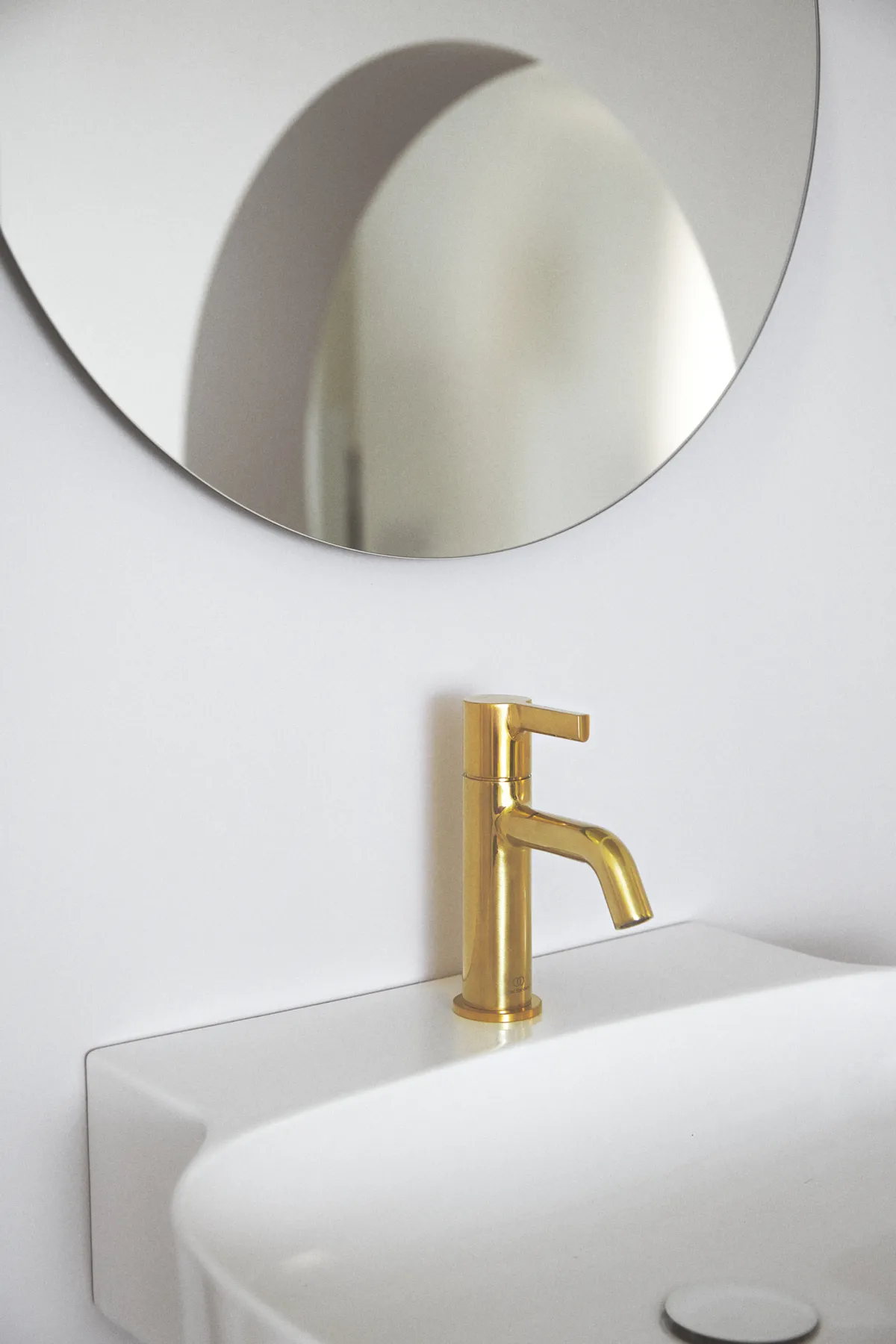 Ideal Standard Waschtischarmatur Joy Arm BC776A2, Ausladung 110mm, Brushed Gold