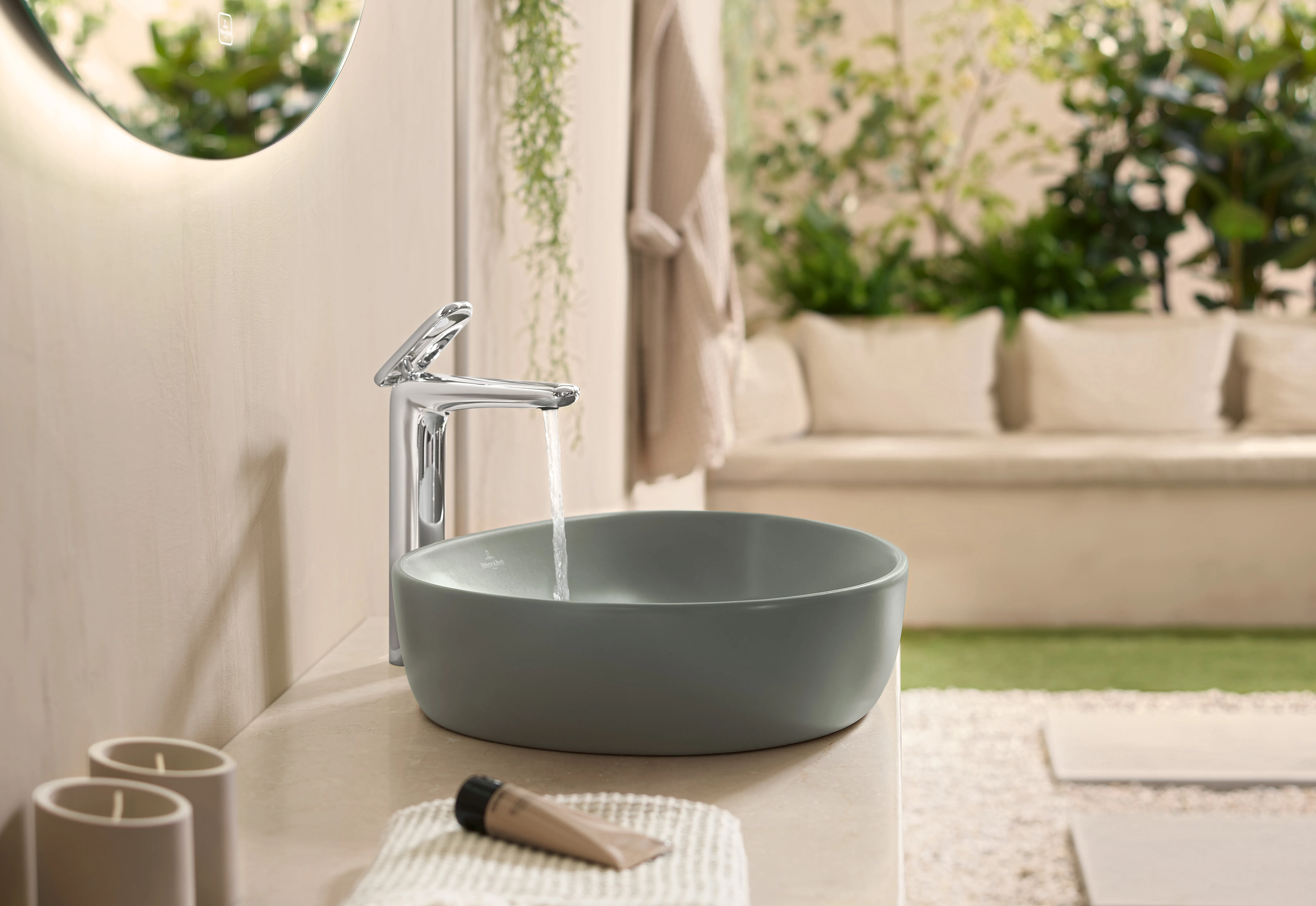 Einhand-Waschtischarmatur „Antao“ 18,4 cm Ausladung 135 mm in Chrom Einhand-Waschtischarmatur „Antao“ 18,4 cm Ausladung 135 mm in Chrom