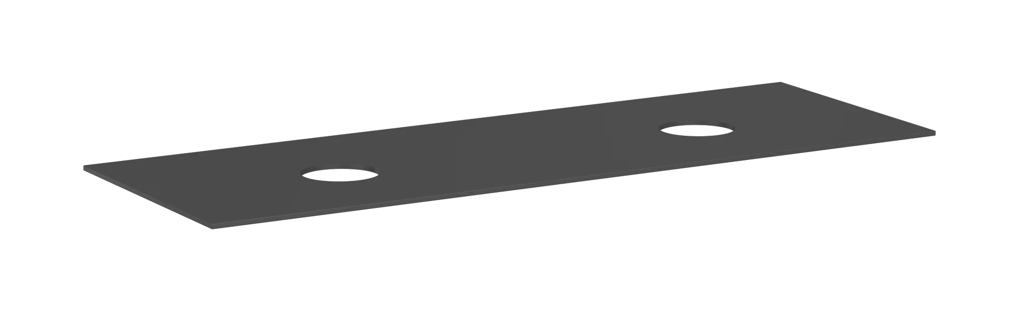 Xevolos E Konsole 1570/550 mit 2 Ausschnitten für Aufsatzwaschtisch ohne Hahnloch, Mattweiß Xevolos E Konsole 1570/550 mit 2 Ausschnitten für Aufsatzwaschtisch ohne Hahnloch, Mattweiß