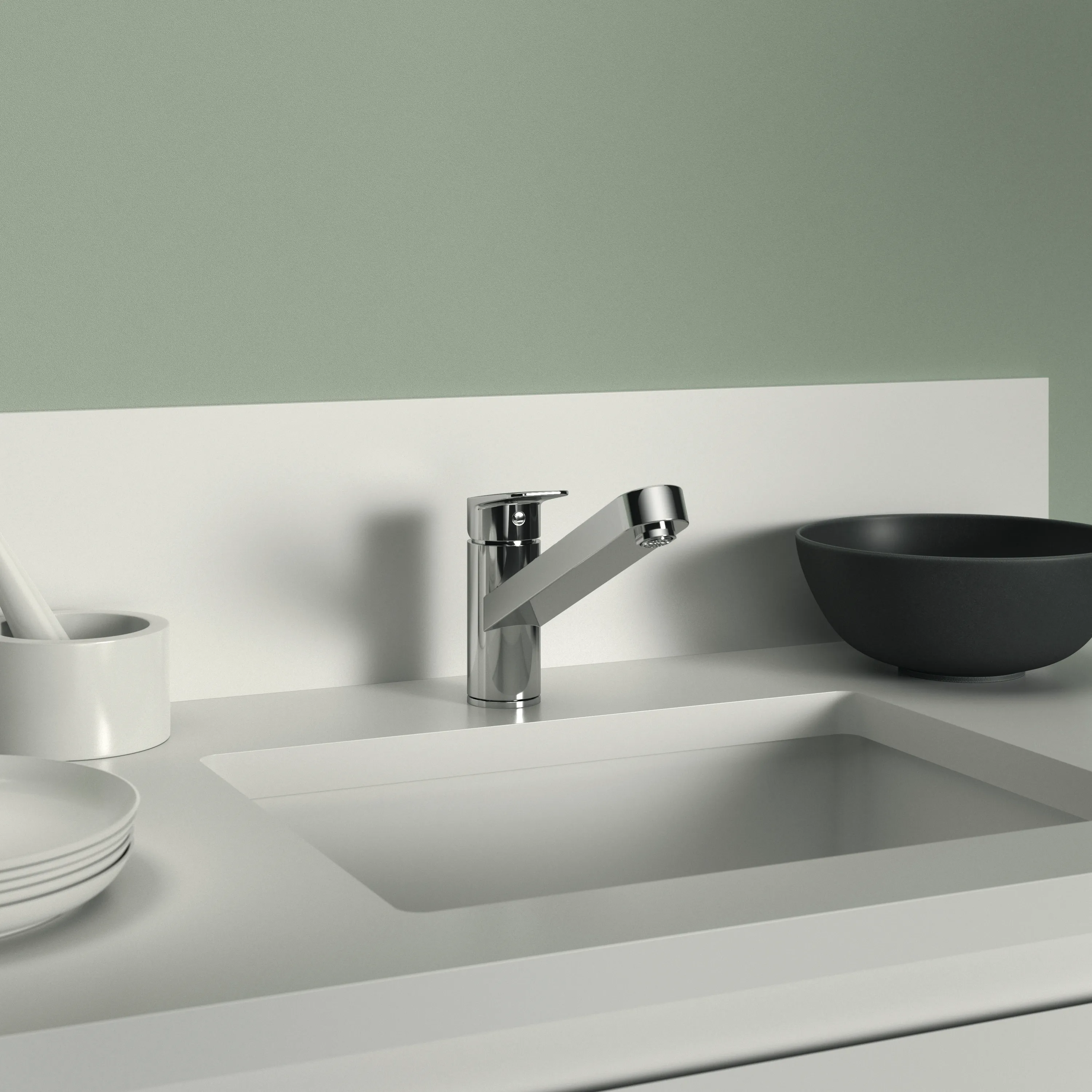 Ideal Standard Küchenarmatur Ceraplan BD308AA Chrom, DN 15, Ausladung 223mm Ideal Standard Küchenarmatur Ceraplan BD308AA Chrom, DN 15, Ausladung 223mm