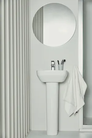 Waschbecken „i.lifeA“ 40 × 36 × 18 cm, Hahnlochposition mittig Waschbecken „i.lifeA“ 40 × 36 × 18 cm, Hahnlochposition mittig