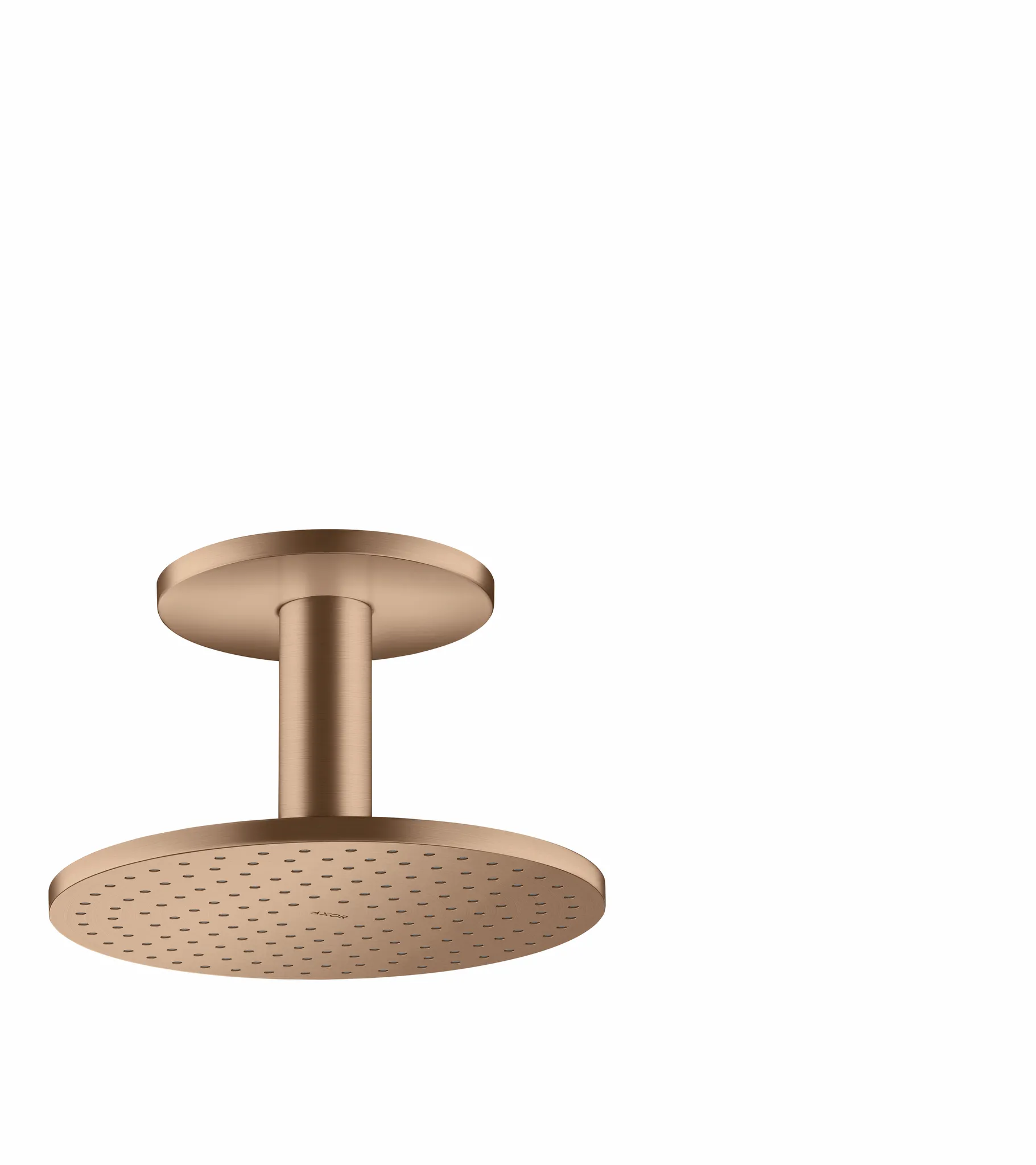 Hansgrohe AXOR ShowerSolutions Kopfbrause 250 2jet mit Deckenanschluss, Brushed Red Gold Hansgrohe AXOR ShowerSolutions Kopfbrause 250 2jet mit Deckenanschluss, Brushed Red Gold