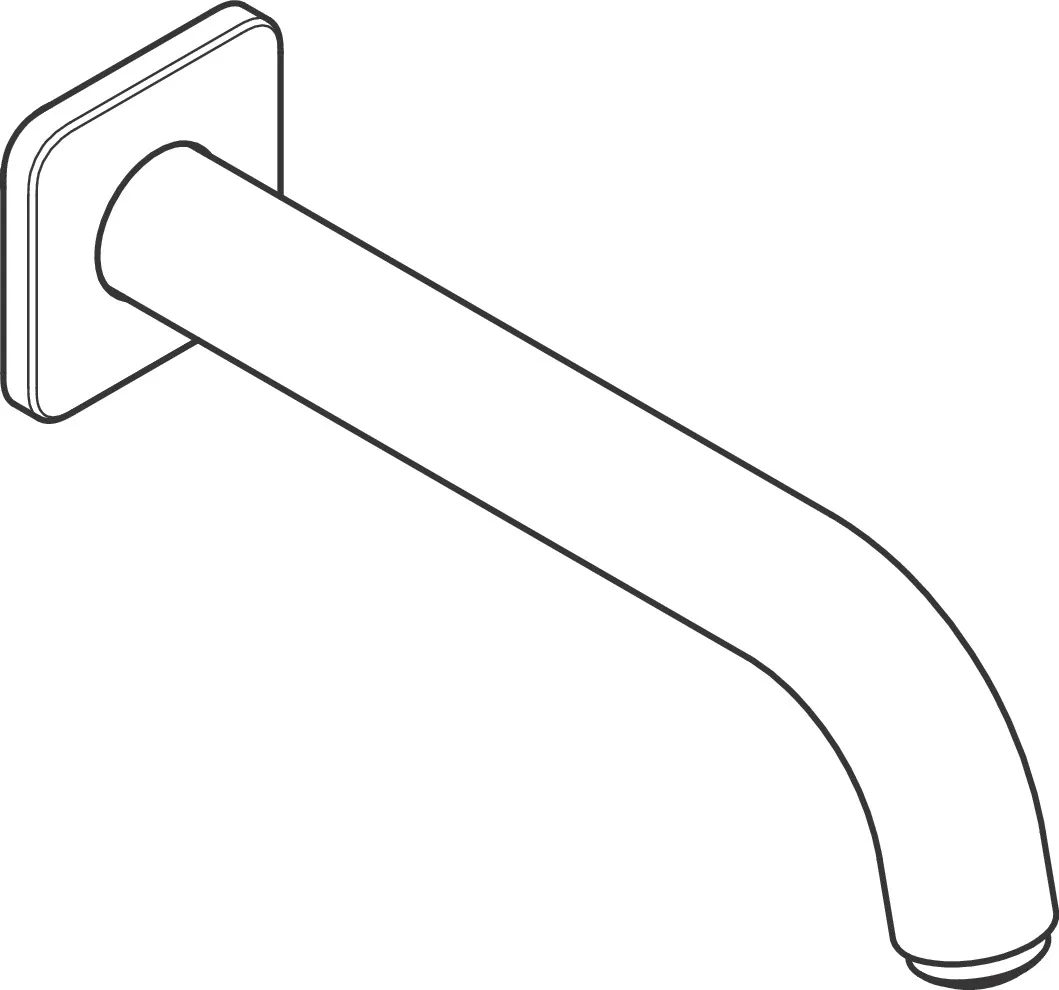 Hansgrohe Vernis Shape Wanneneinlauf, Chrom