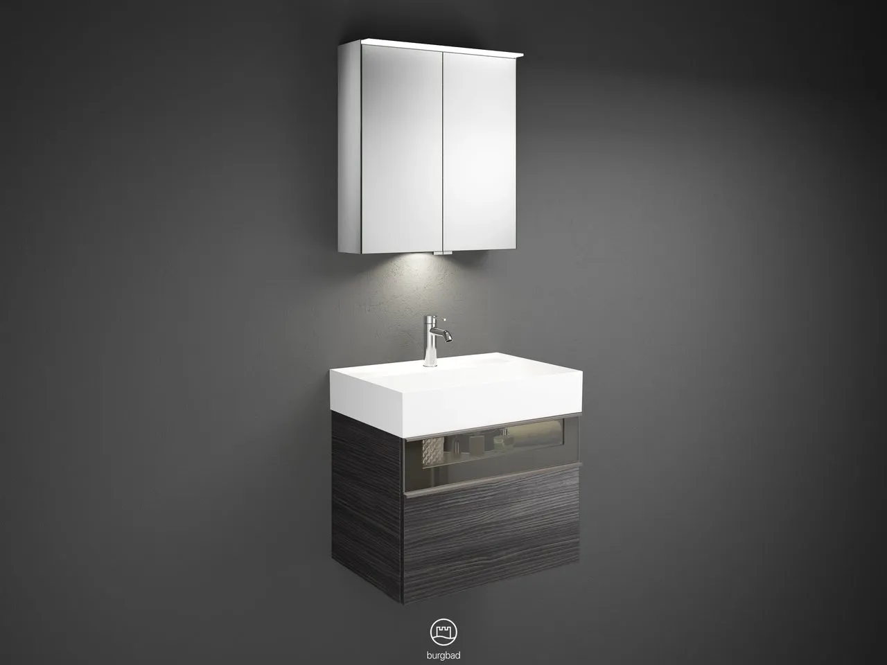 burgbad Badmöbelset „Yumo“ in Eiche Dekor Cashmere burgbad Badmöbelset „Yumo“ in Eiche Dekor Cashmere