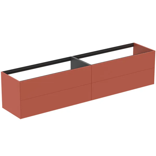 Ideal Standard Waschtischunterschrank Conca, 4 Auszüge, ohne Platte, 2385x505x540 mm, Sunset Ideal Standard Waschtischunterschrank Conca, 4 Auszüge, ohne Platte, 2385x505x540 mm, Sunset