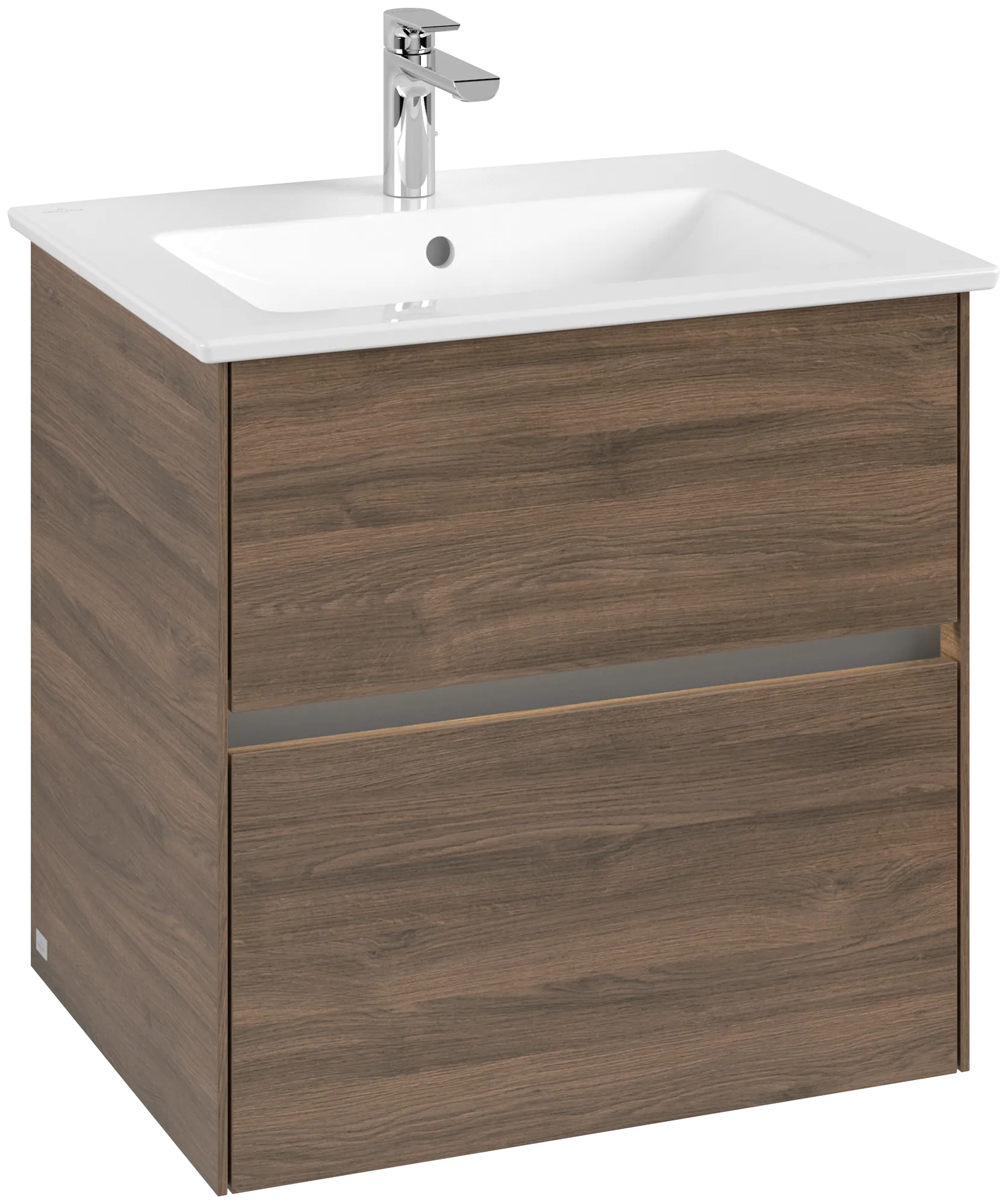 Villeroy & Boch Collaro Waschbeckenunterschrank C143B0, 611x610x480 mm, LED-Beleuchtung