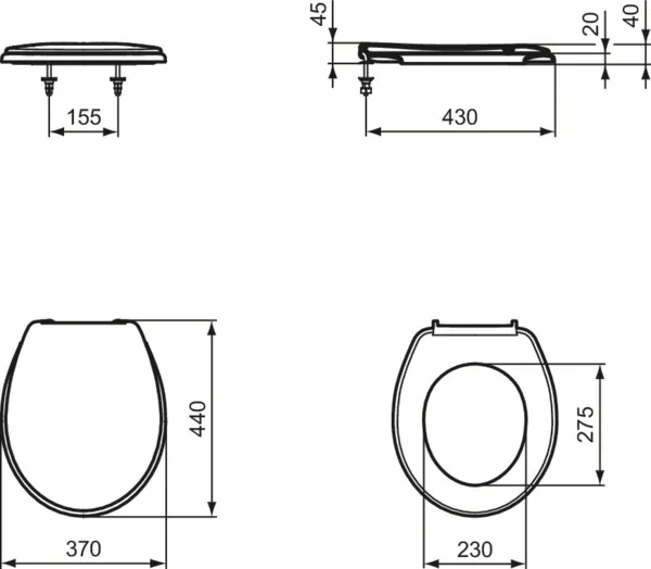 Ideal Standard WC-Sitz „Contour21“