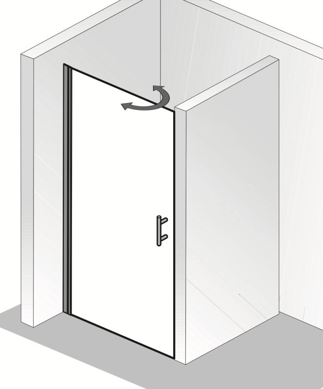 HSK gerahmte Drehtür pendelbar „Favorit Nova“ für Nische Glas Klar hell, Profile Alu Silber-matt, H: 1950 mm HSK gerahmte Drehtür pendelbar „Favorit Nova“ für Nische Glas Klar hell, Profile Alu Silber-matt, H: 1950 mm