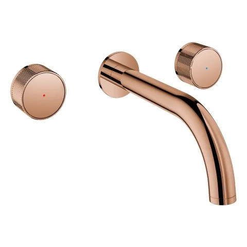 Grohe Atrio Private Collection 3-Loch-Waschtischbatterie, Wandmontage, warm sunset