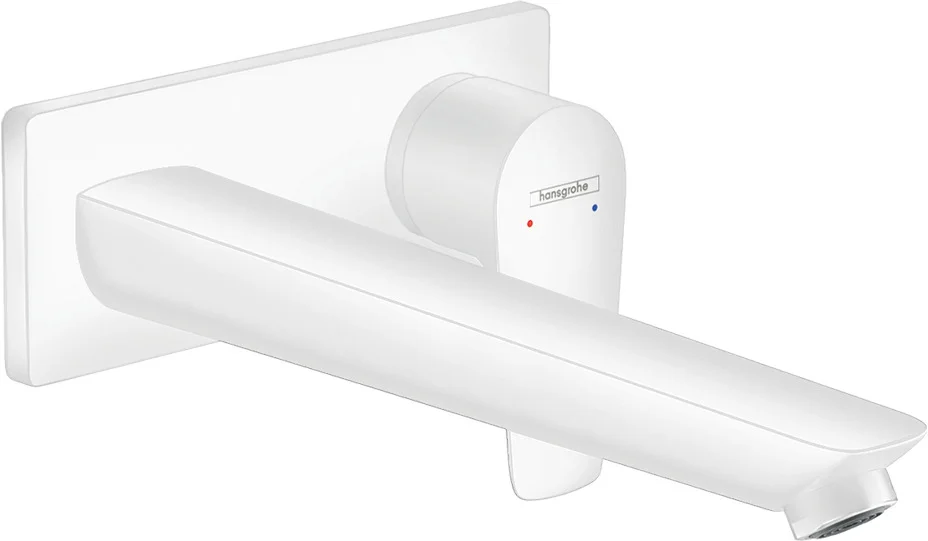Hansgrohe Talis E Einhebel-Waschtischmischer Unterputz, Mattweiß, Ausladung 225 mm Hansgrohe Talis E Einhebel-Waschtischmischer Unterputz, Mattweiß, Ausladung 225 mm