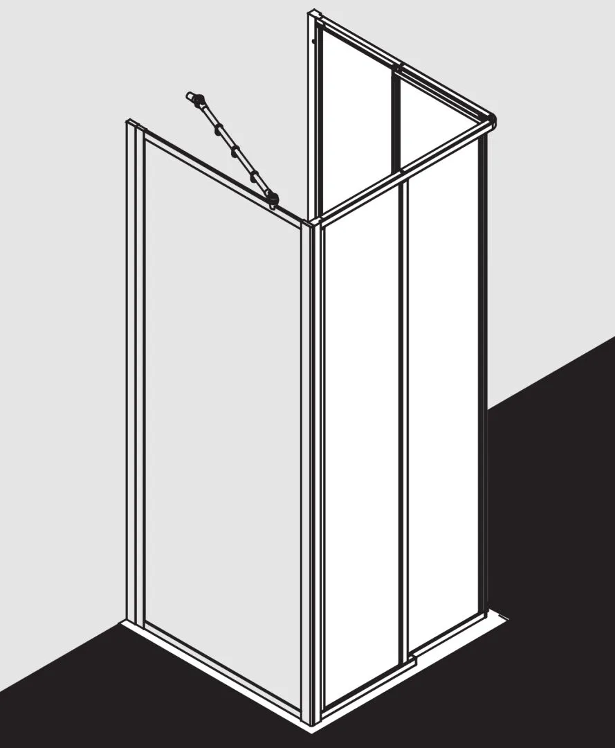 Kermi Duschtür Eckeinstieg 2-teilig (Gleittüren bodenfrei) Halbteil rechts „NOVA 2000“ Glas Kerolan Fontana, Profile Silber Mattglanz, BV: 1170 - 1192 mm WE: 1180 - 1202 mm H: 2000 mm Kermi Duschtür Eckeinstieg 2-teilig (Gleittüren bodenfrei) Halbteil rechts „NOVA 2000“ Glas Kerolan Fontana, Profile Silber Mattglanz, BV: 1170 - 1192 mm WE: 1180 - 1202 mm H: 2000 mm