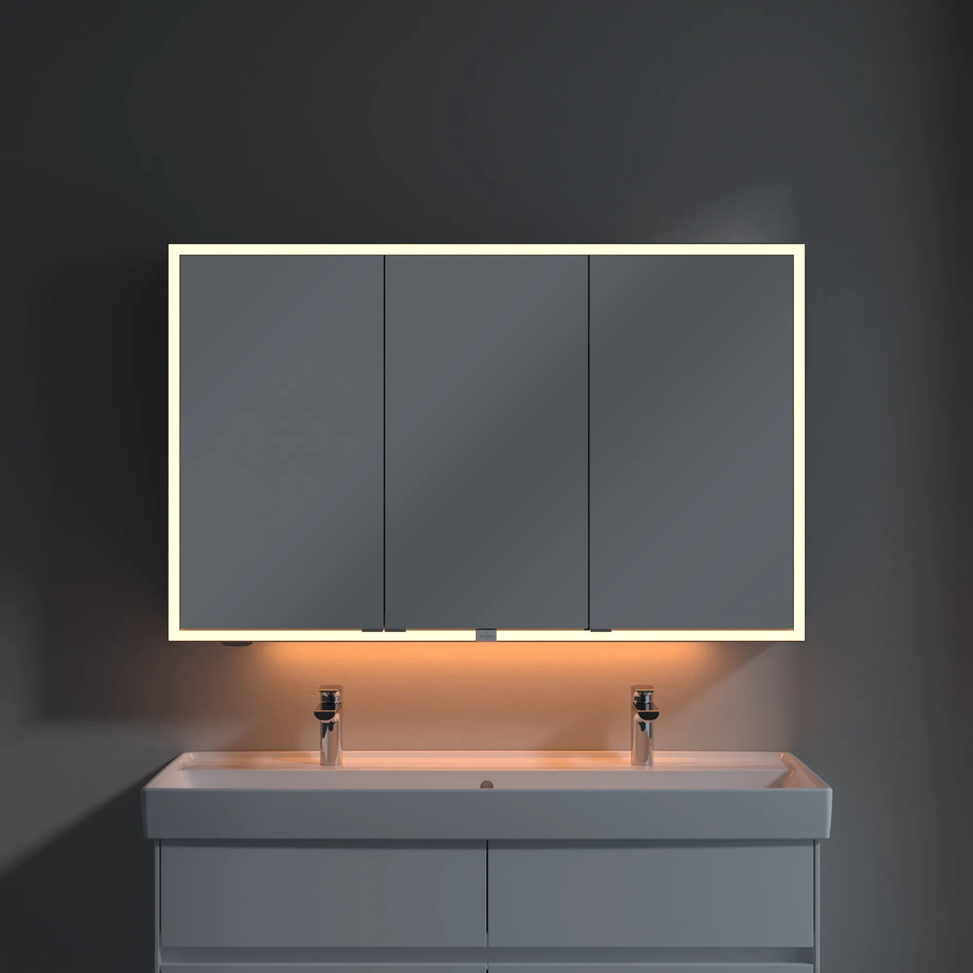 Villeroy & Boch Spiegelschrank „My View Now“ mit Sensorschalter 120 × 75 × 16,8 cm
