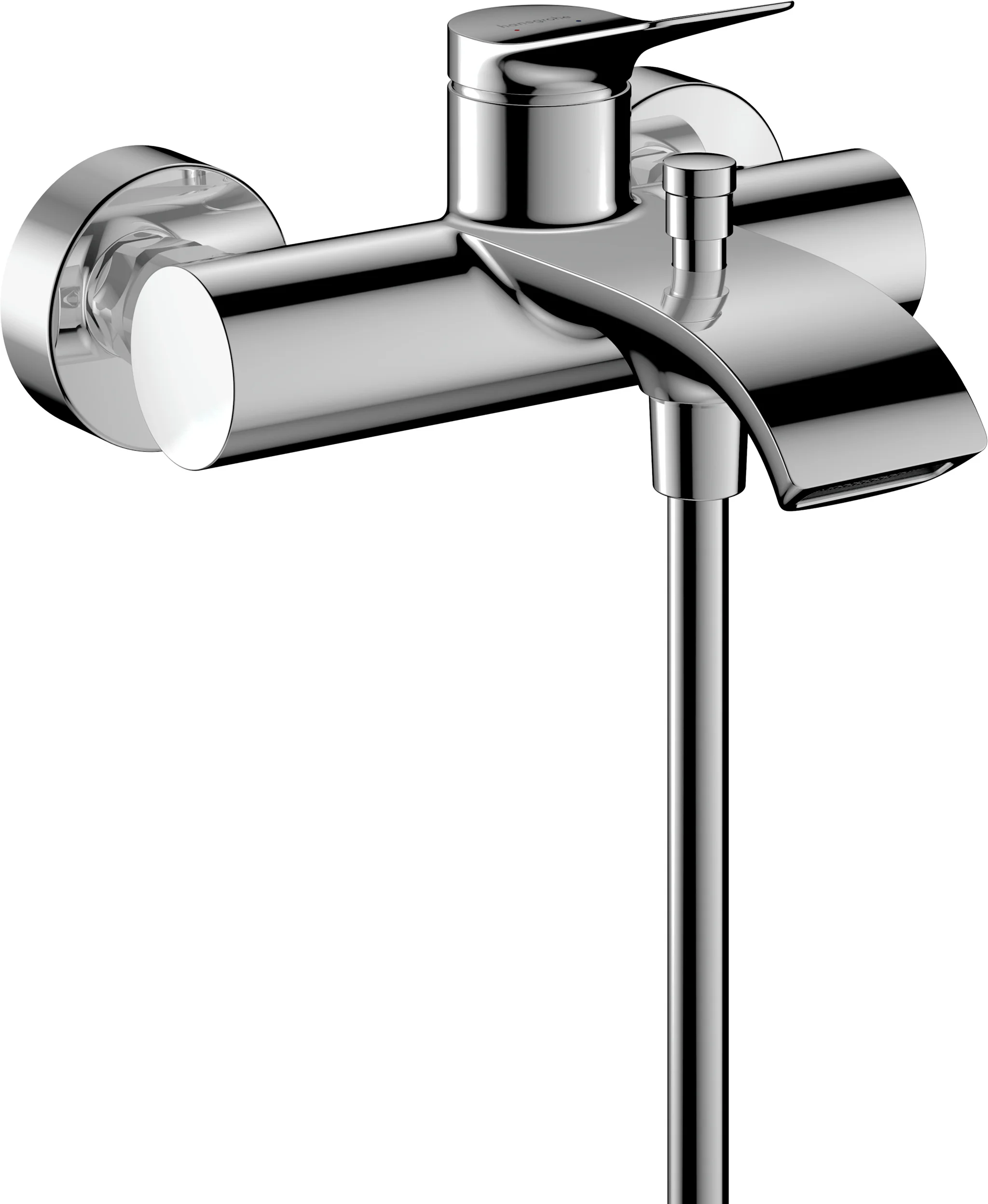 Hansgrohe Vivenis Wannenmischer Aufputz Chrom, Ausladung 197 mm, Keramikmischsystem, einstellbare Temperaturbegrenzung Hansgrohe Vivenis Wannenmischer Aufputz Chrom, Ausladung 197 mm, Keramikmischsystem, einstellbare Temperaturbegrenzung