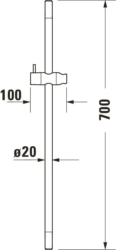 Brausestange Brausen und Zubehör Brausestange „ZubehörArmaturen“ in Chrom