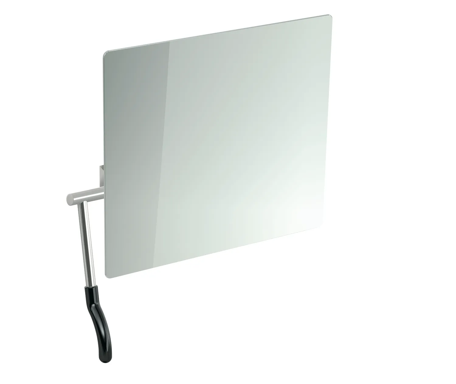 HEWI Kippspiegel „Serie 802 LifeSystem“ 72,5 × 74,1 cm in Tiefschwarz HEWI Kippspiegel „Serie 802 LifeSystem“ 72,5 × 74,1 cm in Tiefschwarz