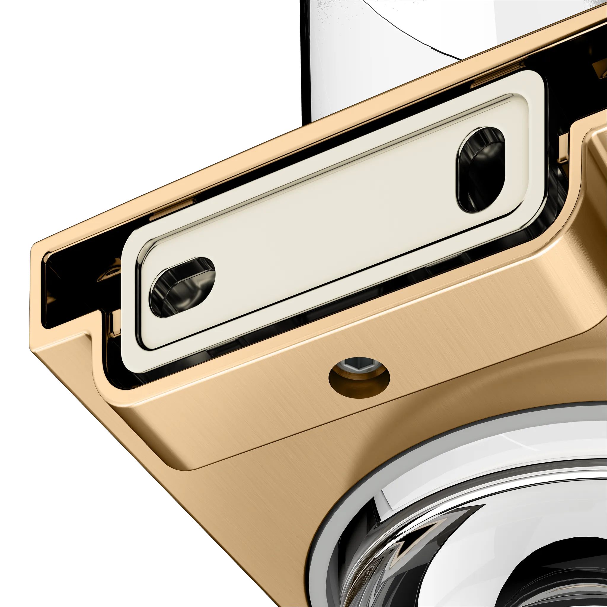 Collection Moll Glashalter Messing gebürstet Collection Moll Glashalter Messing gebürstet