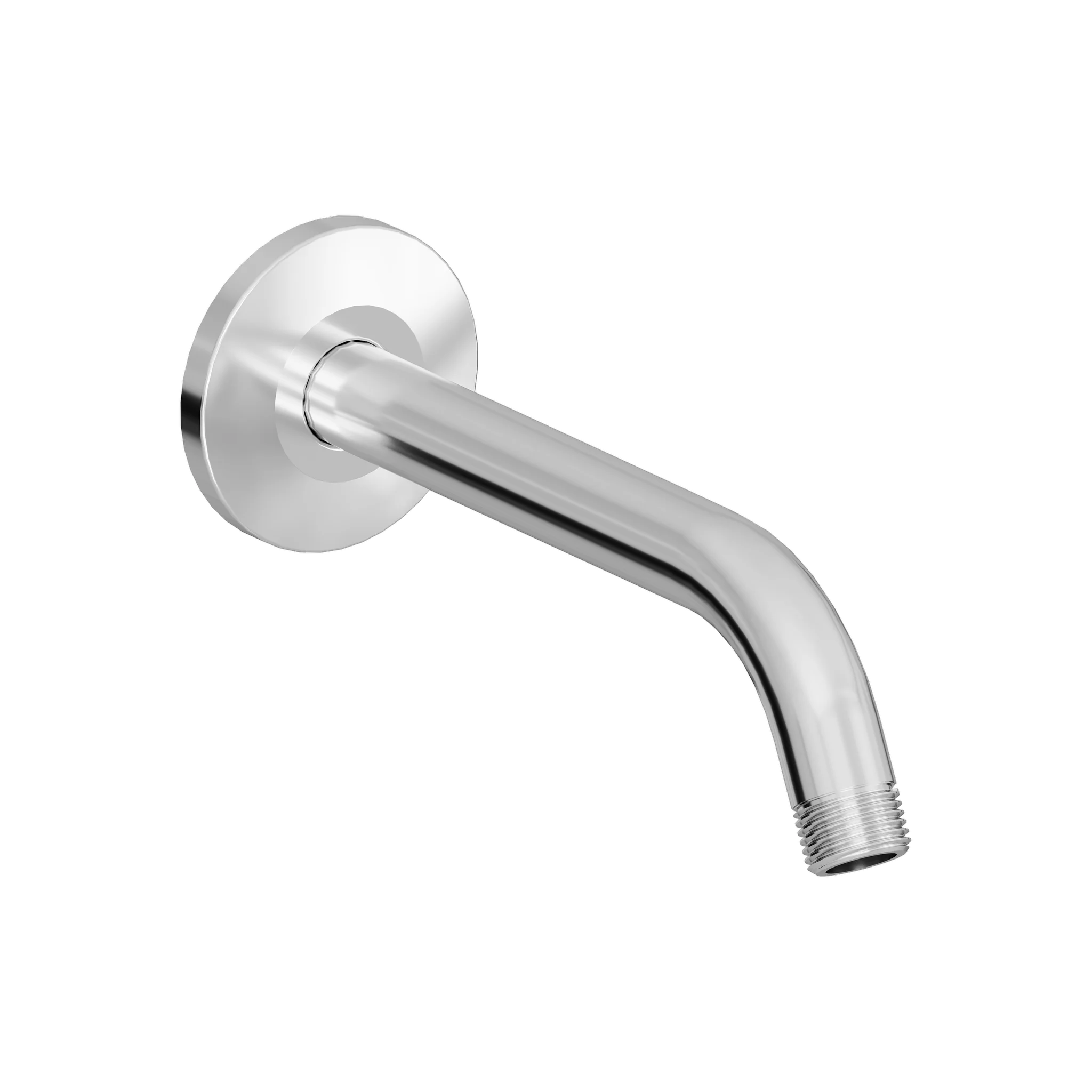 VitrA Universal Wandarm 60 Grad Bogen, Chrom, Ausladung 181 mm, G 1/2" - perfekt für Duschköpfe