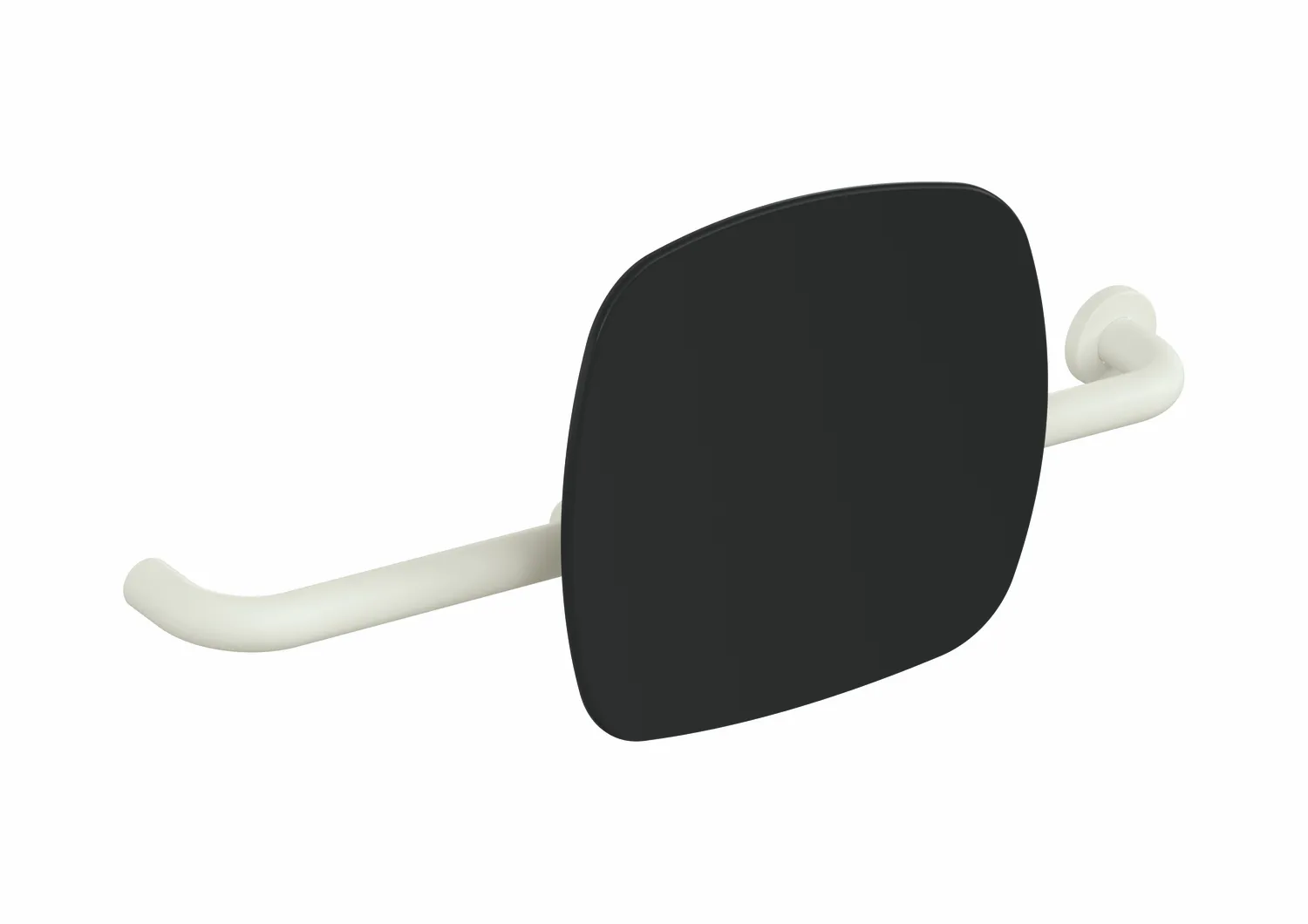 Rückenstütze Fb 90 EM, WA 150mm, re zur Befest.an Wand-/SK-Griff reinweiß