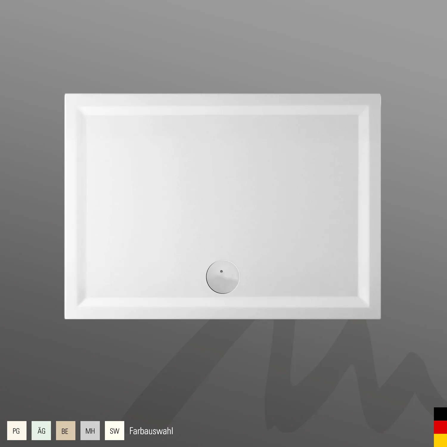 Mauersberger Duschwanne „lupina“ 1400 × 1000 mm in Pergamon Mauersberger Duschwanne „lupina“ 1400 × 1000 mm in Pergamon