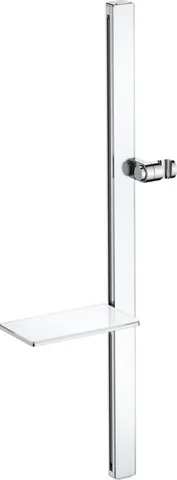 Duravit Brause-/ Gleitstange mit Ablage in Weiß (hochglanz), Befestigung verdeckt