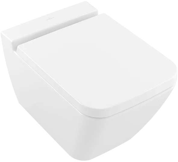 Villeroy & Boch Finion Tiefspül-WC spülrandlos 375x560mm wandhängend Weiß Alpin CeramicPlus