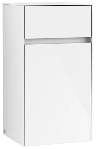 Villeroy & Boch Seitenschrank „Collaro“ 1 Tür, 1 Auszug / Schublade 40,4 × 74,8 × 34,9 cm 1 Tür, Anschlag (Scharnier) rechts, 1 Auszug / Schublade Villeroy & Boch Seitenschrank „Collaro“ 1 Tür, 1 Auszug / Schublade 40,4 × 74,8 × 34,9 cm 1 Tür, Anschlag (Scharnier) rechts, 1 Auszug / Schublade