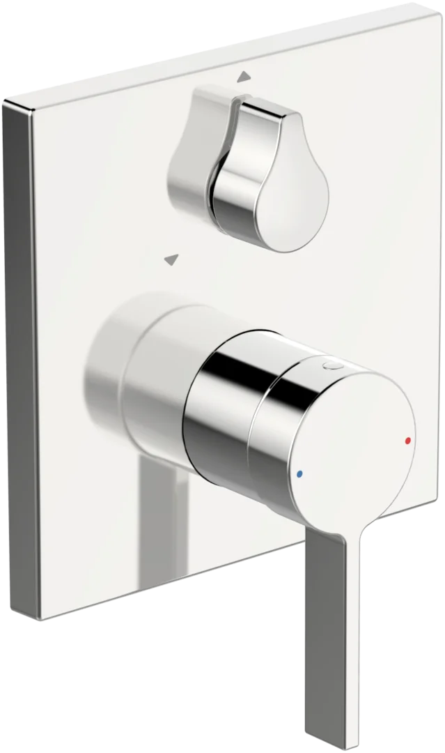 HansaLOFT Wannen- und Brausearmatur HansaLOFT 8760 Rosette eckig mit Sicherungseinrichtung Chrom HansaLOFT Wannen- und Brausearmatur HansaLOFT 8760 Rosette eckig mit Sicherungseinrichtung Chrom