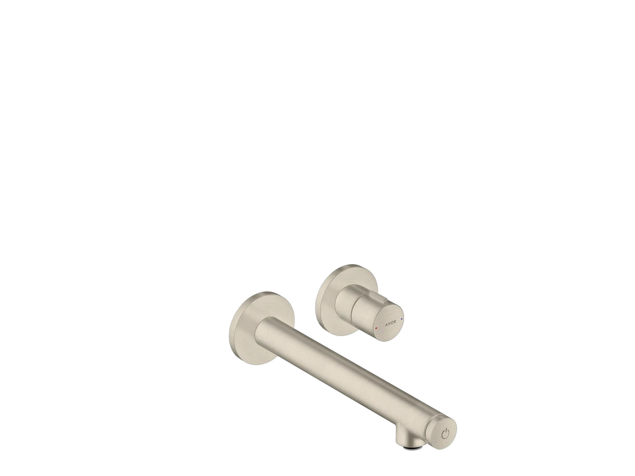 Hansgrohe AXOR Uno Waschtischmischer Unterputz Select BN, Wandmontage, 221 mm Ausladung Hansgrohe AXOR Uno Waschtischmischer Unterputz Select BN, Wandmontage, 221 mm Ausladung